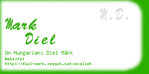 mark diel business card